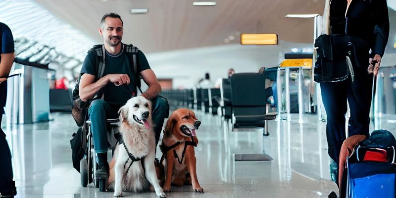 Avianca service dog assistance
